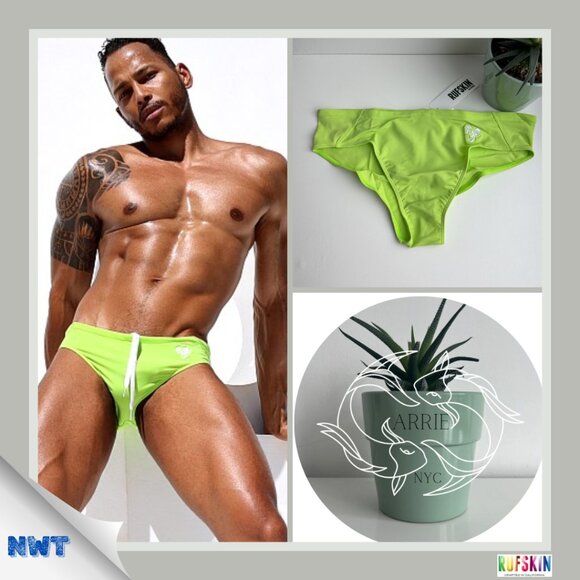RUFSKIN - Nicolo Mini Swim Sunga - Key Lime Green (M) - Picture 1 of 7